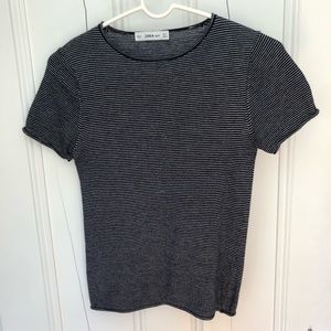 Zara sweater short sleeve shirt